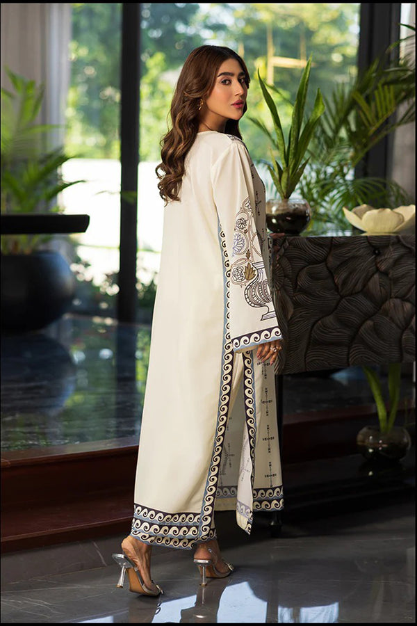 Beige Garden Kurta Set